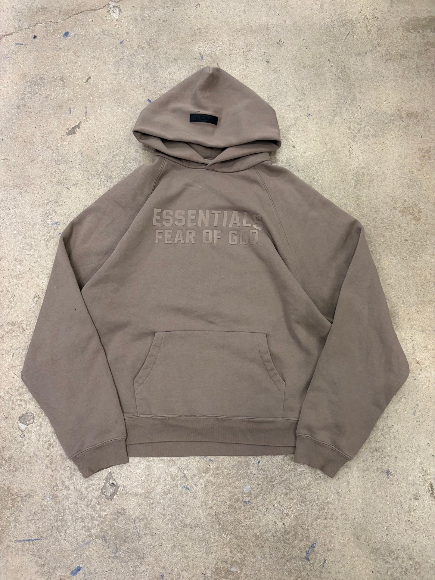 Essentials hoodie tan