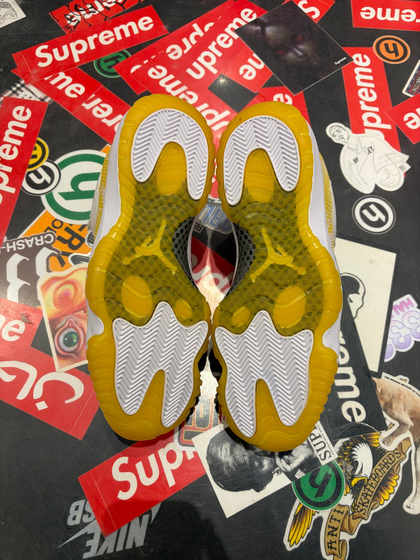 Jordan 11 Low Yellow Snakeskin(W)