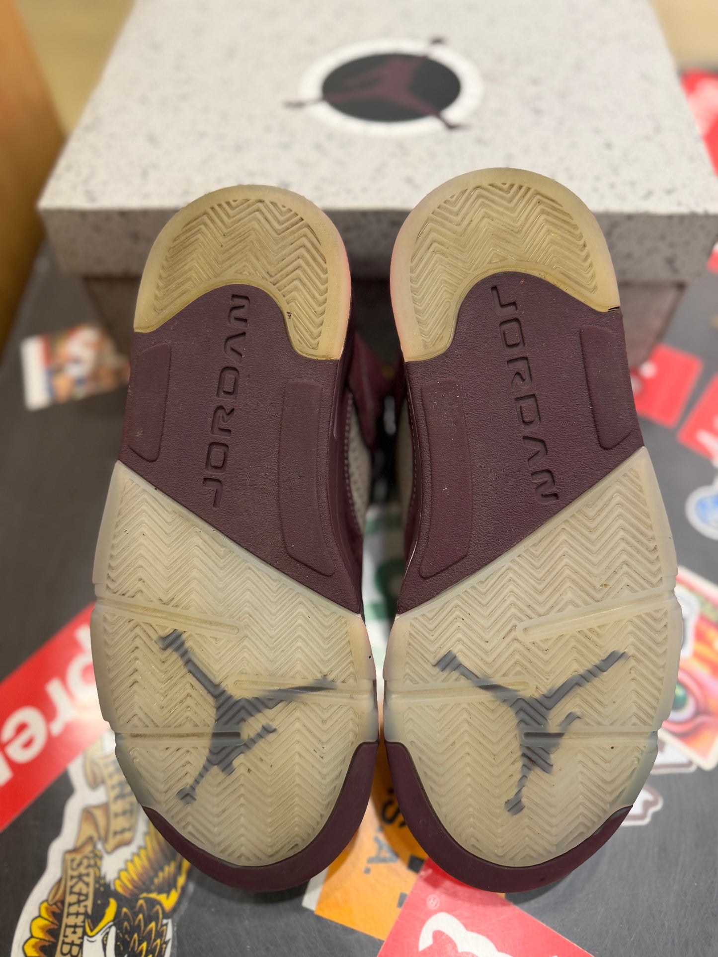 Jordan 5 Burgandy
