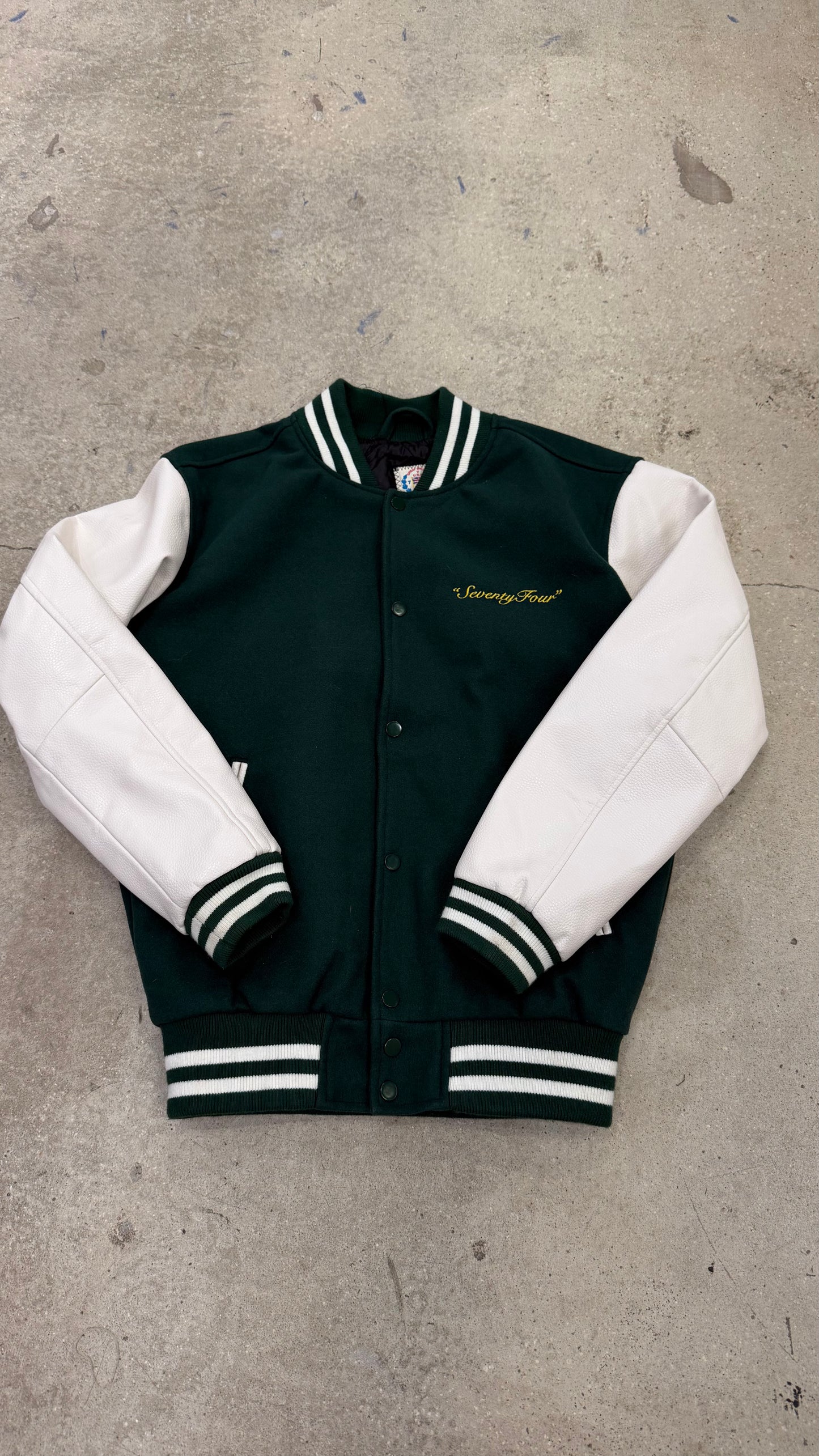 74 Is War Varsity Jacket