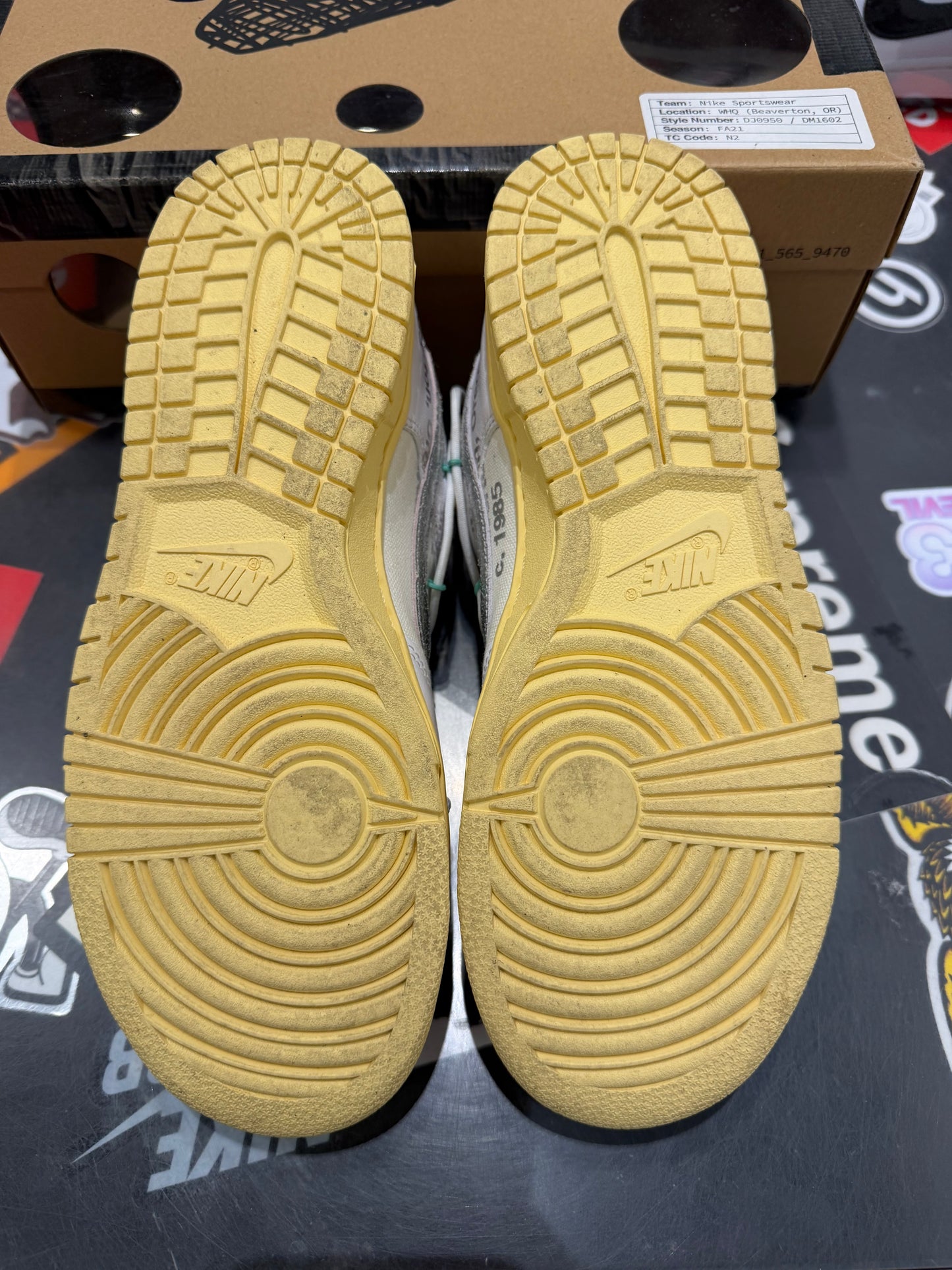 Off-White dunk lot 1