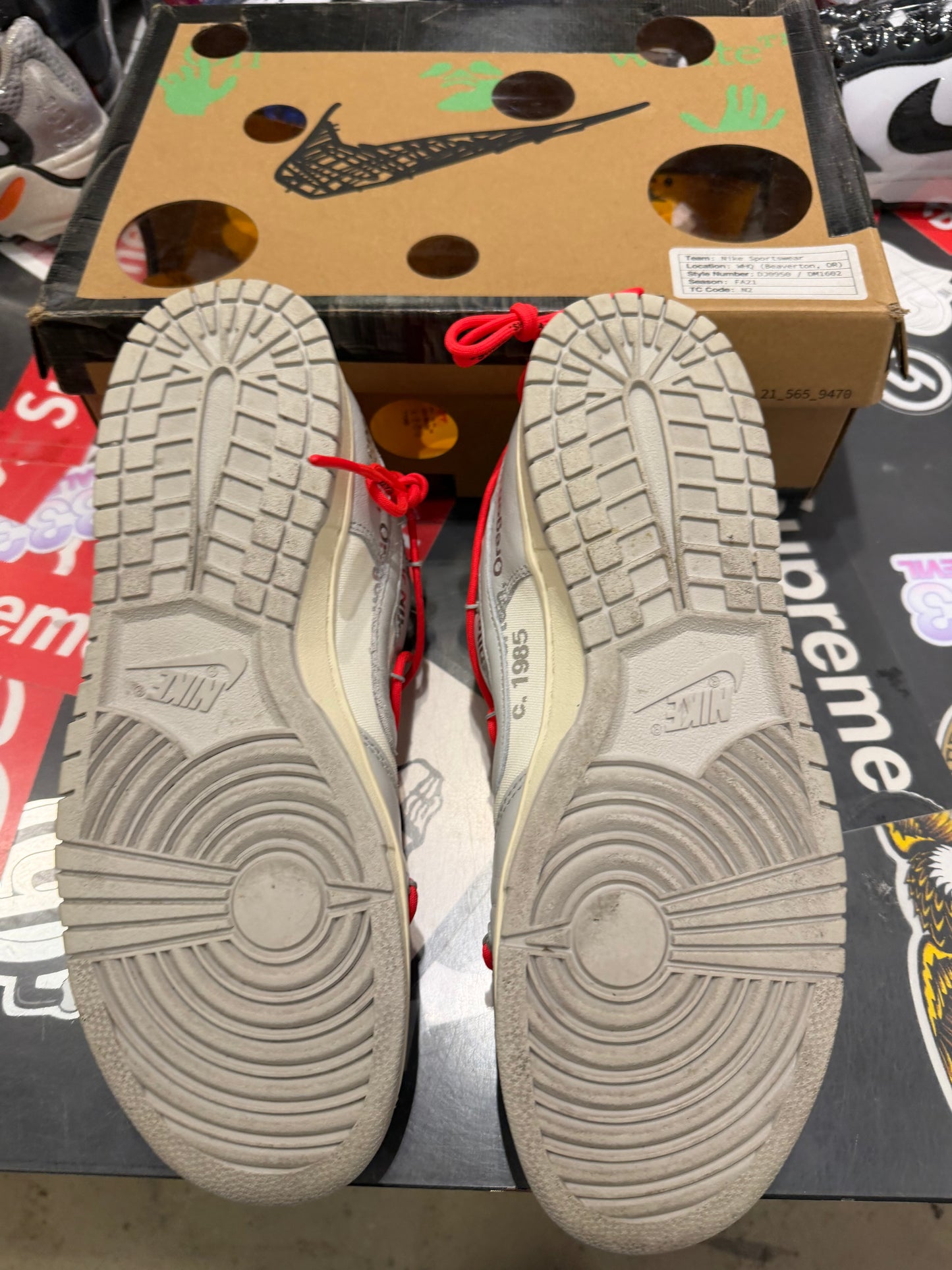 Off-White dunk lot 6