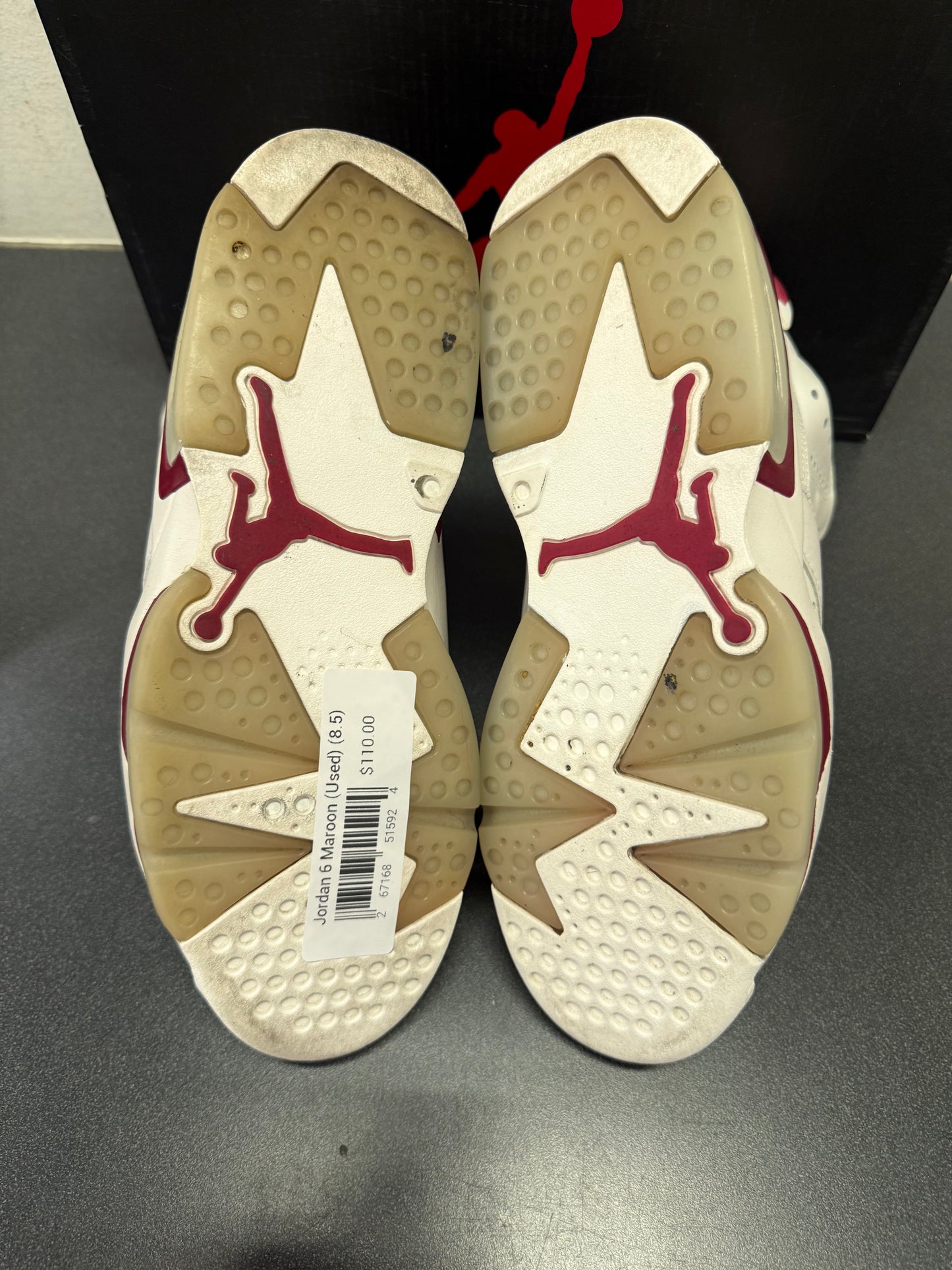 Jordan 6 Maroon