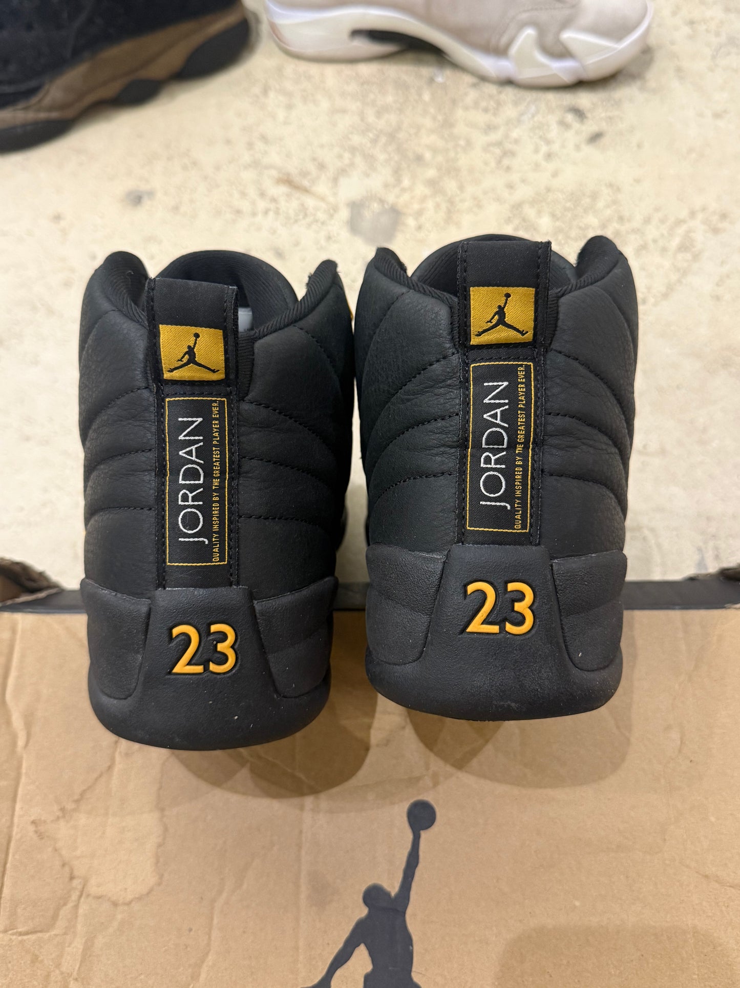 Jordan 12 Black Taxi