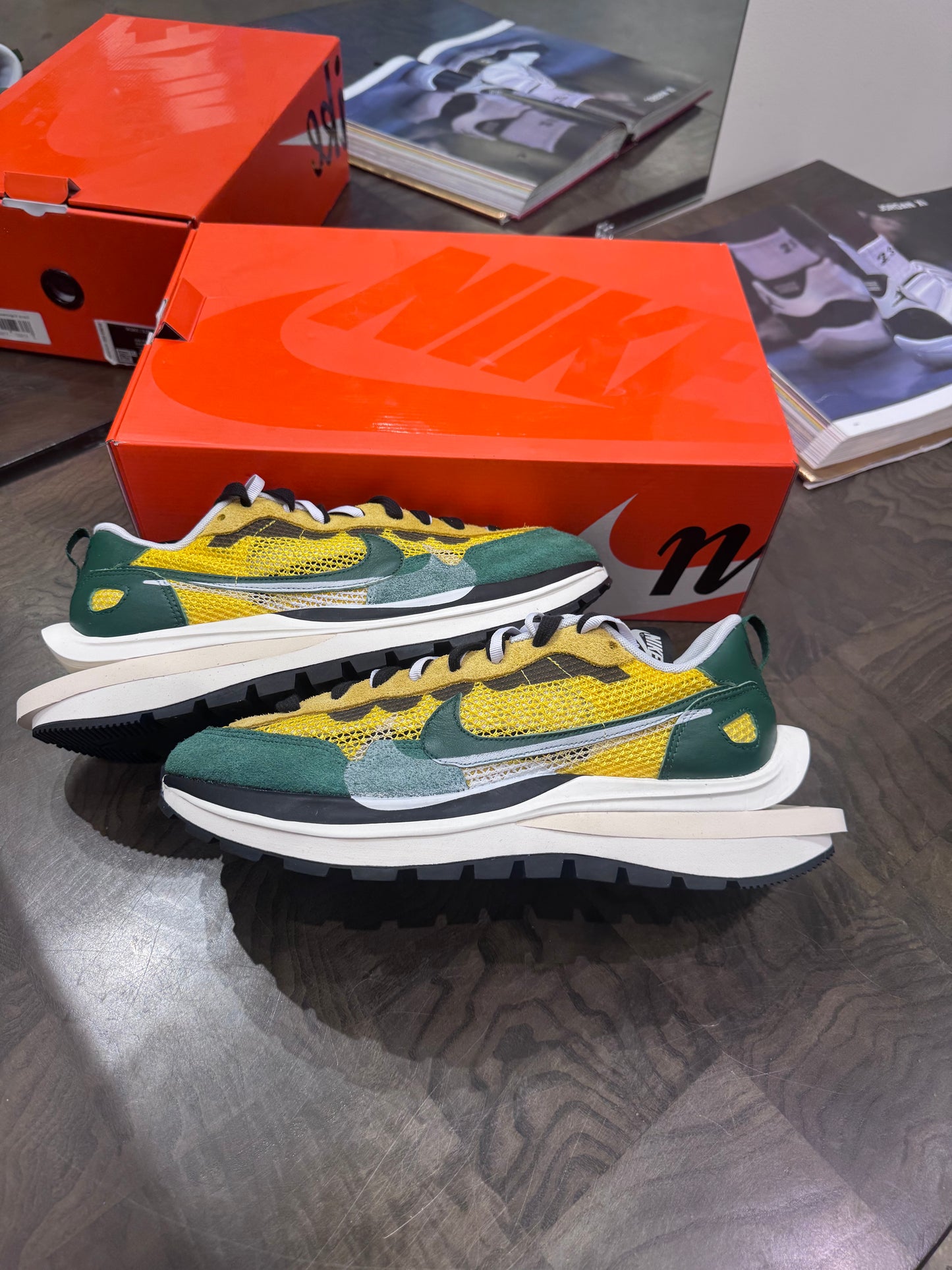 Sacai Vapor Waffle Yellow/Green