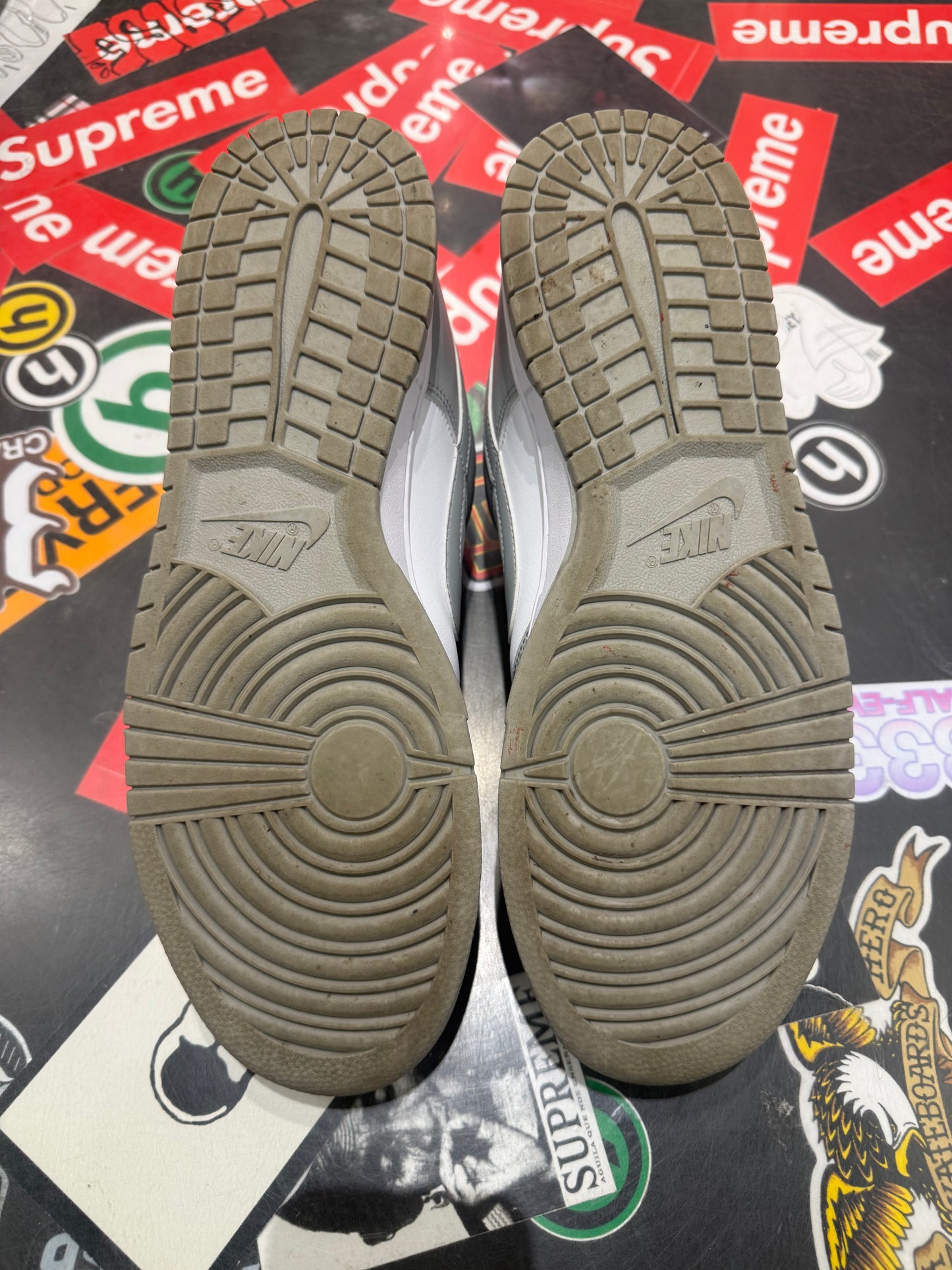 Dunk Low White Light Smoke Grey