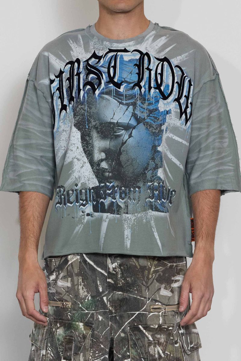 ETERNAL MYTHS BROKEN SCULPTURE CROPPED TEE