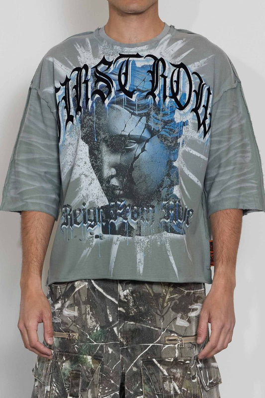 ETERNAL MYTHS BROKEN SCULPTURE CROPPED TEE