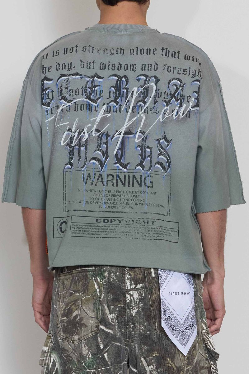 ETERNAL MYTHS BROKEN SCULPTURE CROPPED TEE