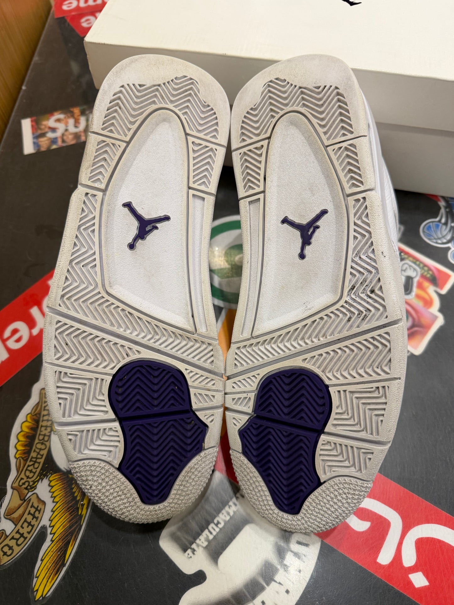 Jordan 4 Purple Metallic