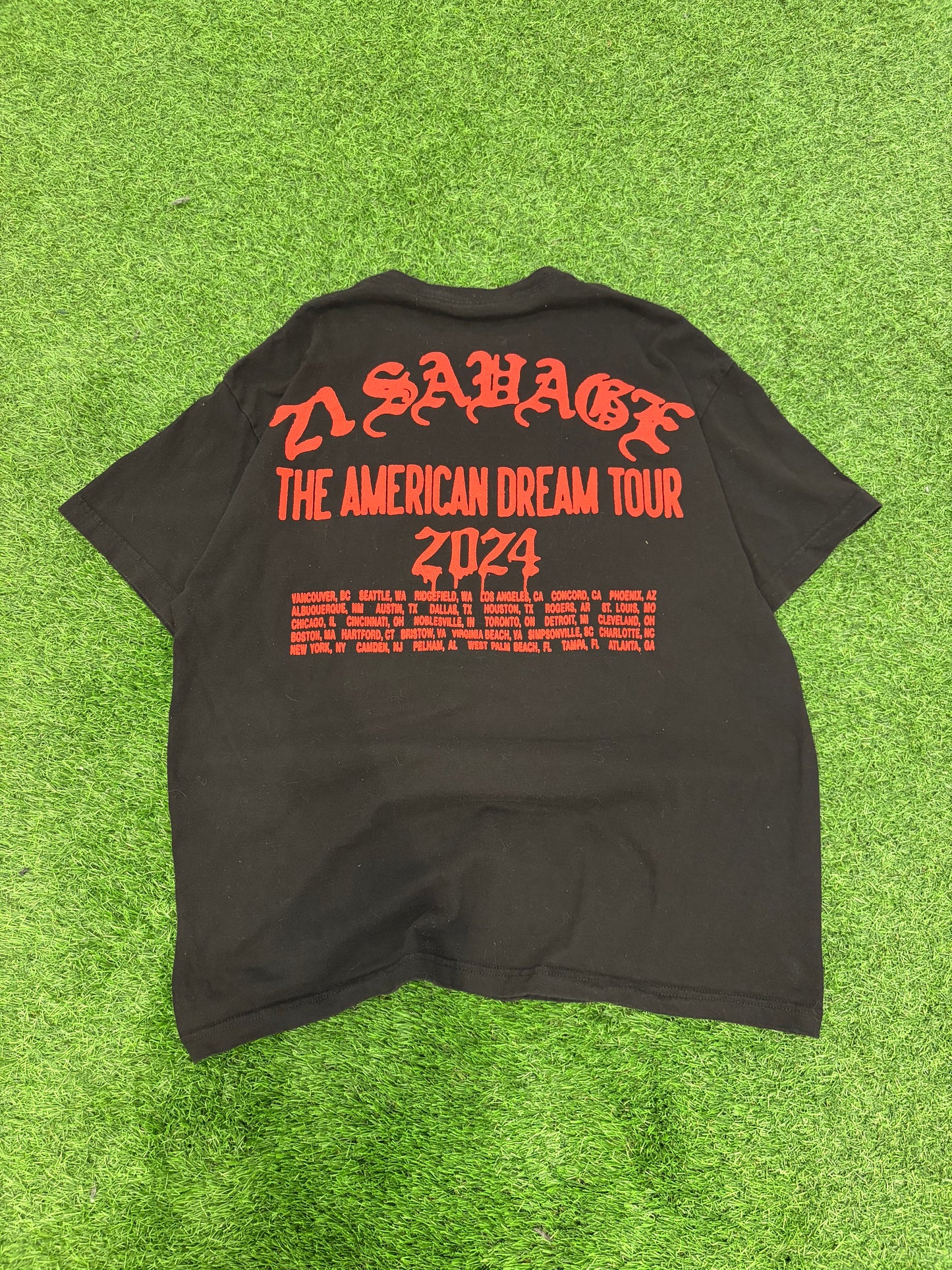 21 Savage Tour Tee