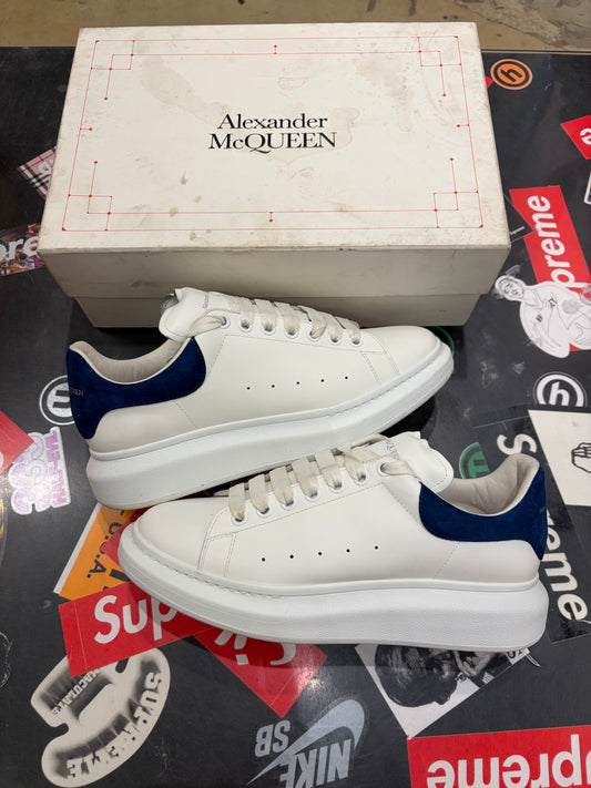 Alexander McQueen Blue Suede