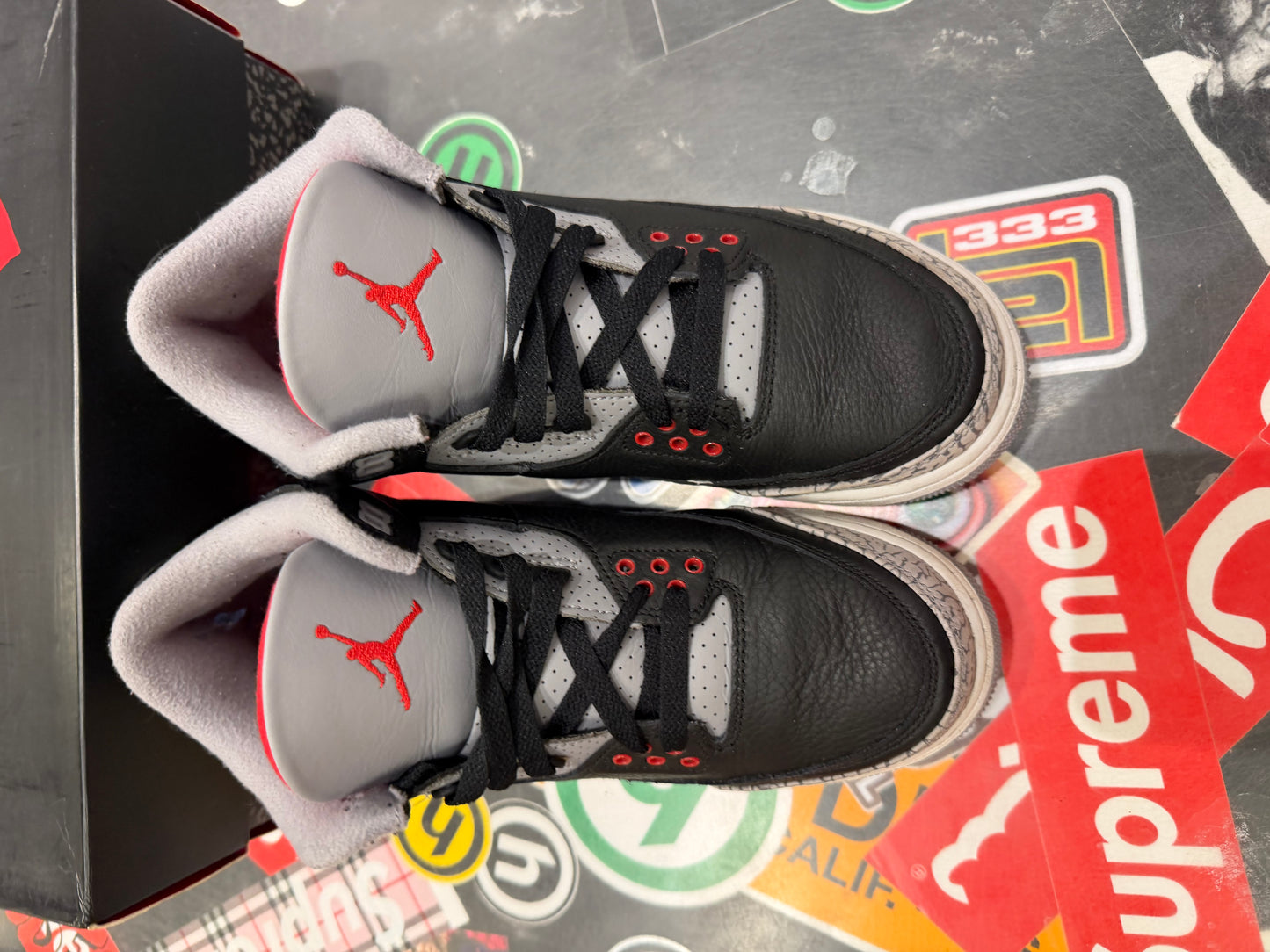 Jordan 3 Black cement