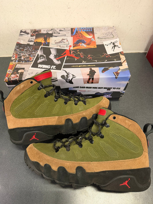 Jordan 9 Boot Legion Green