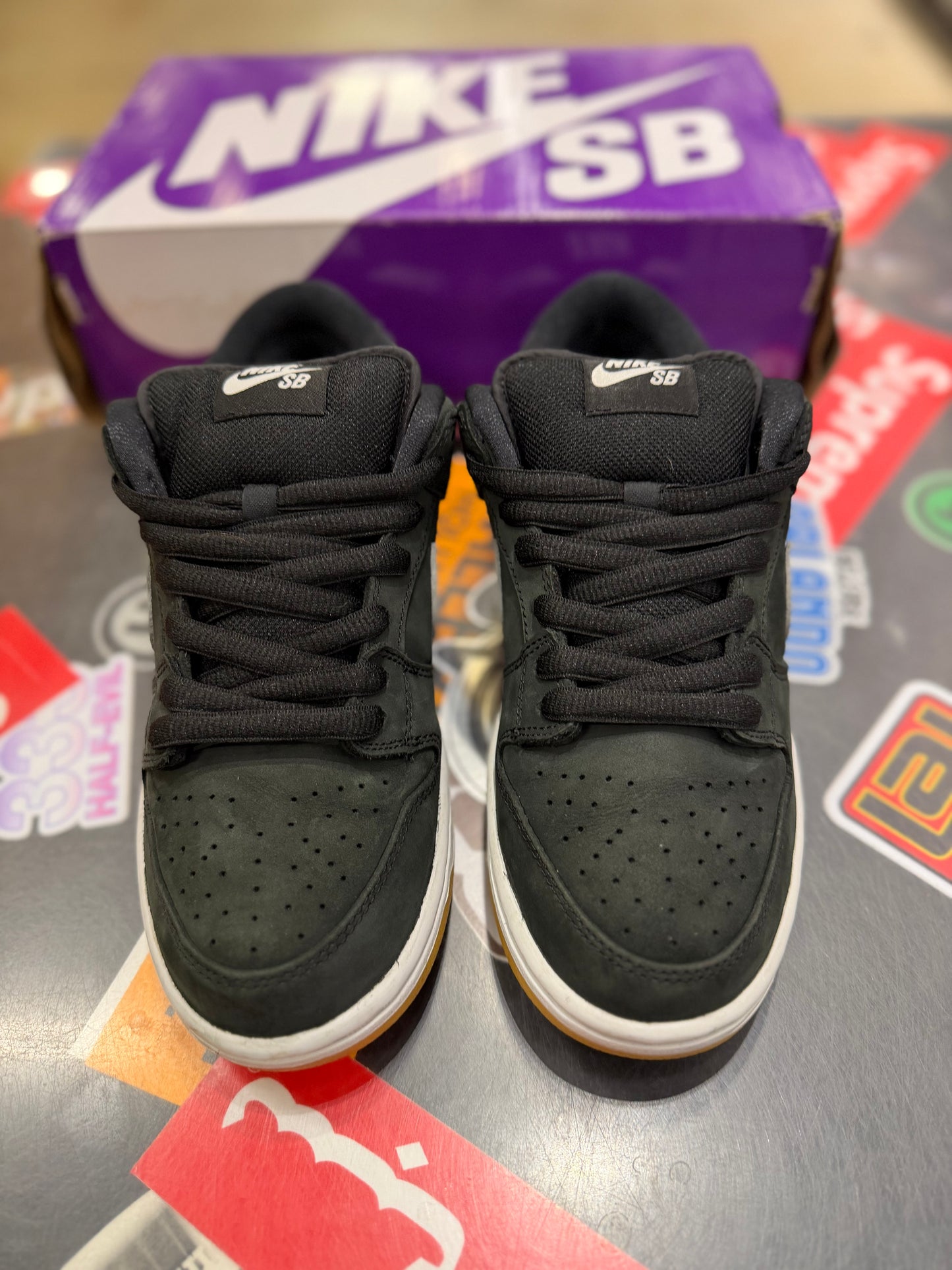 SB Dunk Low Black Gum