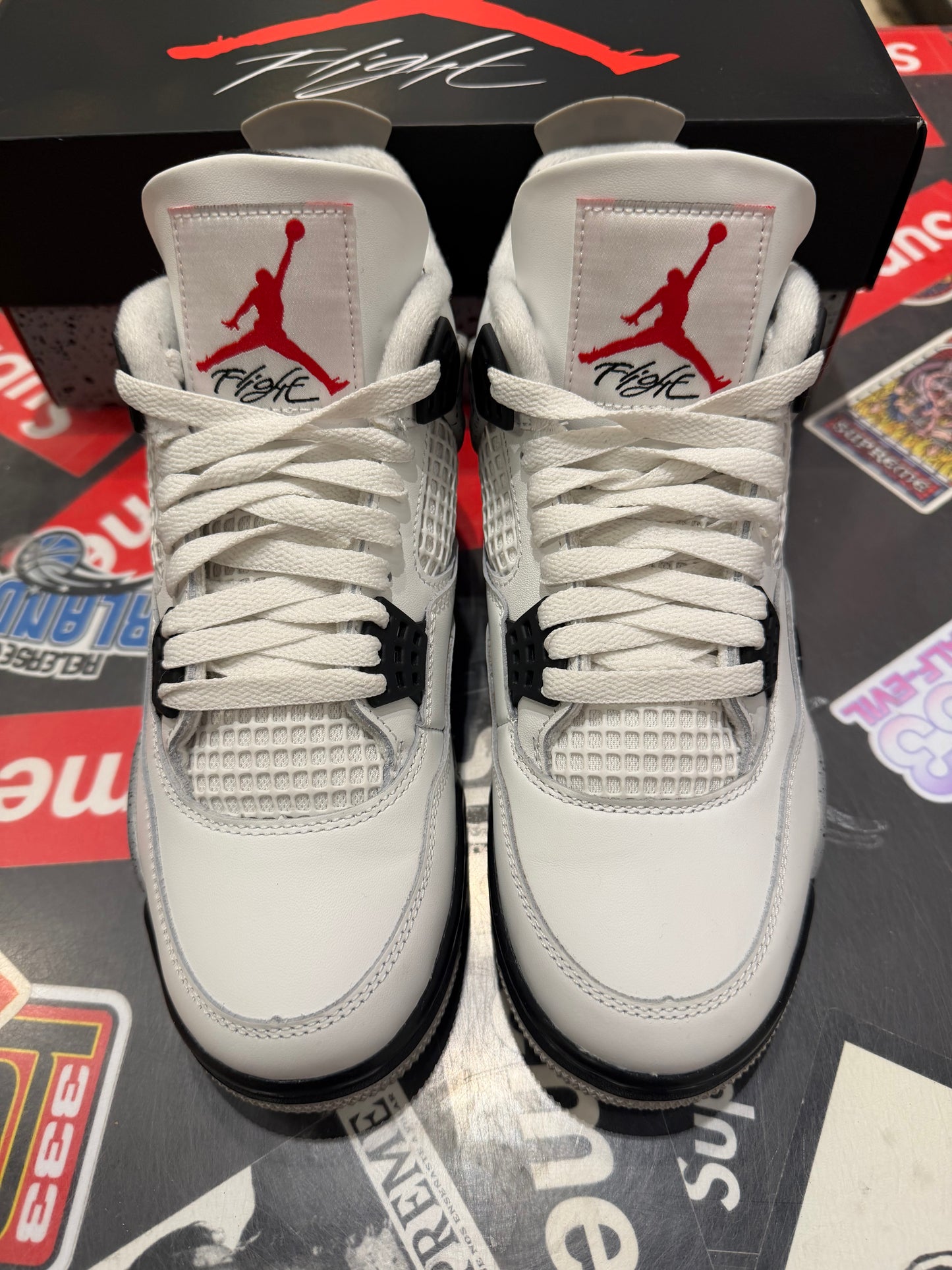 Jordan 4 White Cement