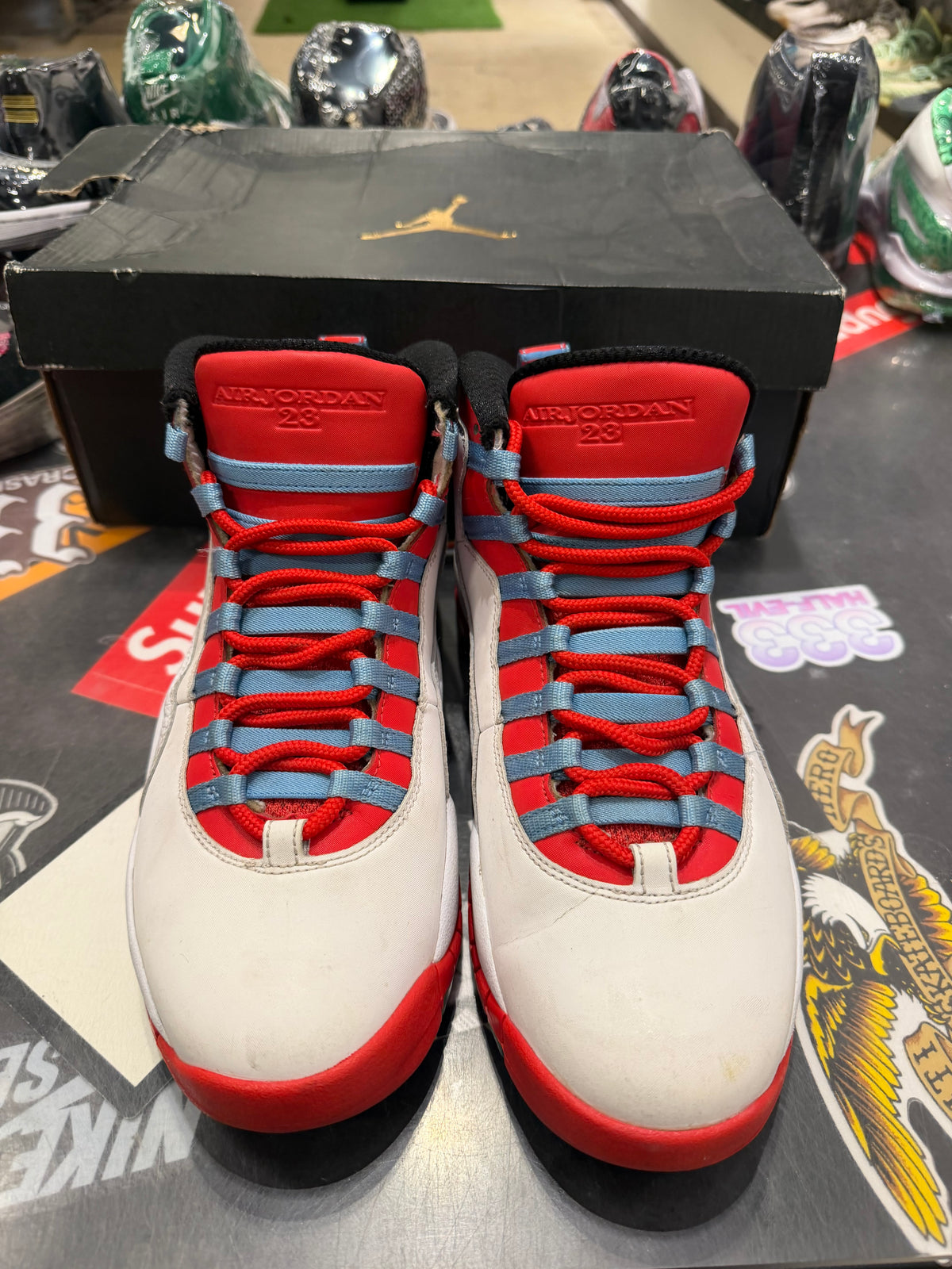 Jordan 10 Chicago flag
