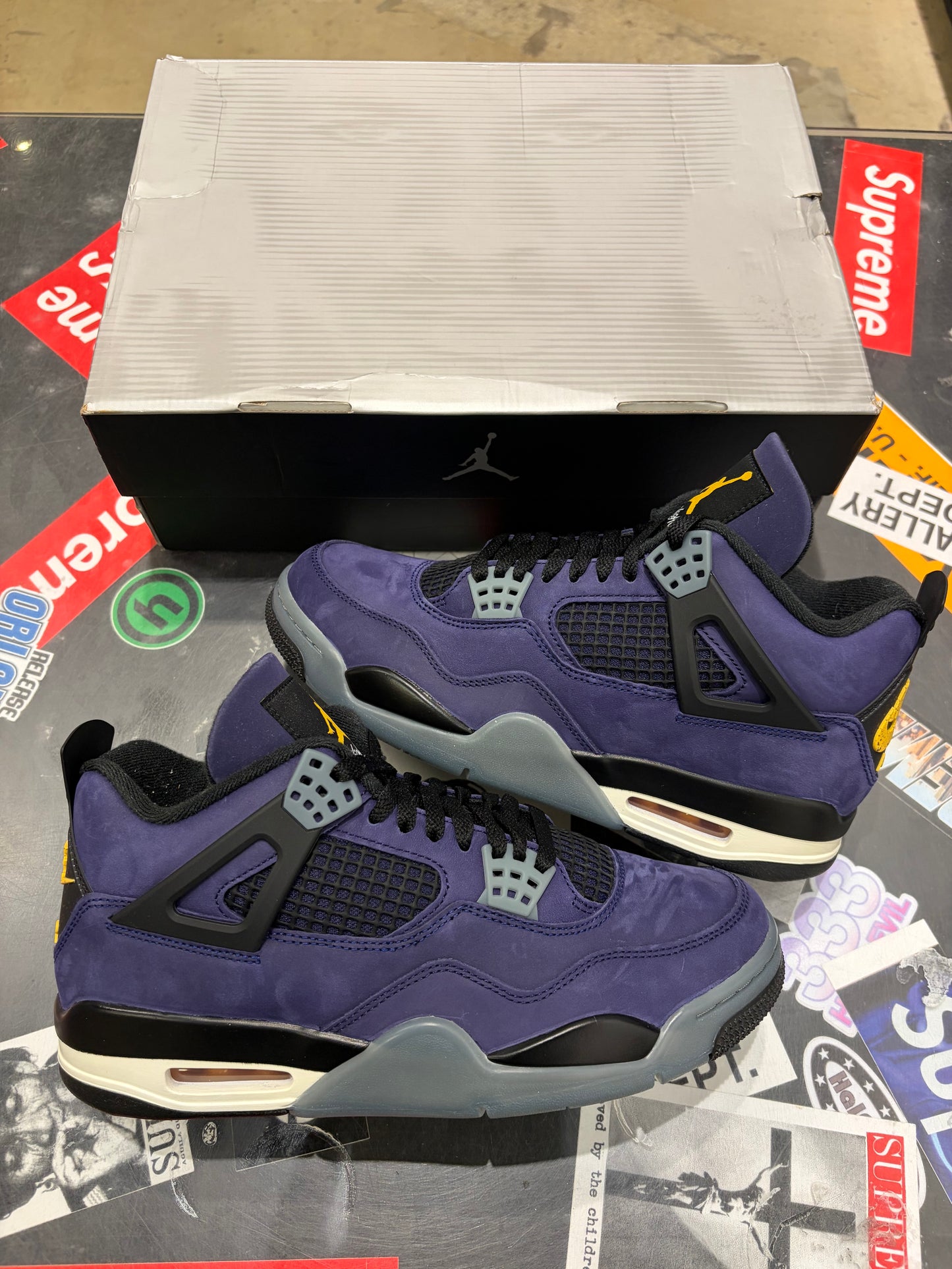 Jordan 4 Lakers
