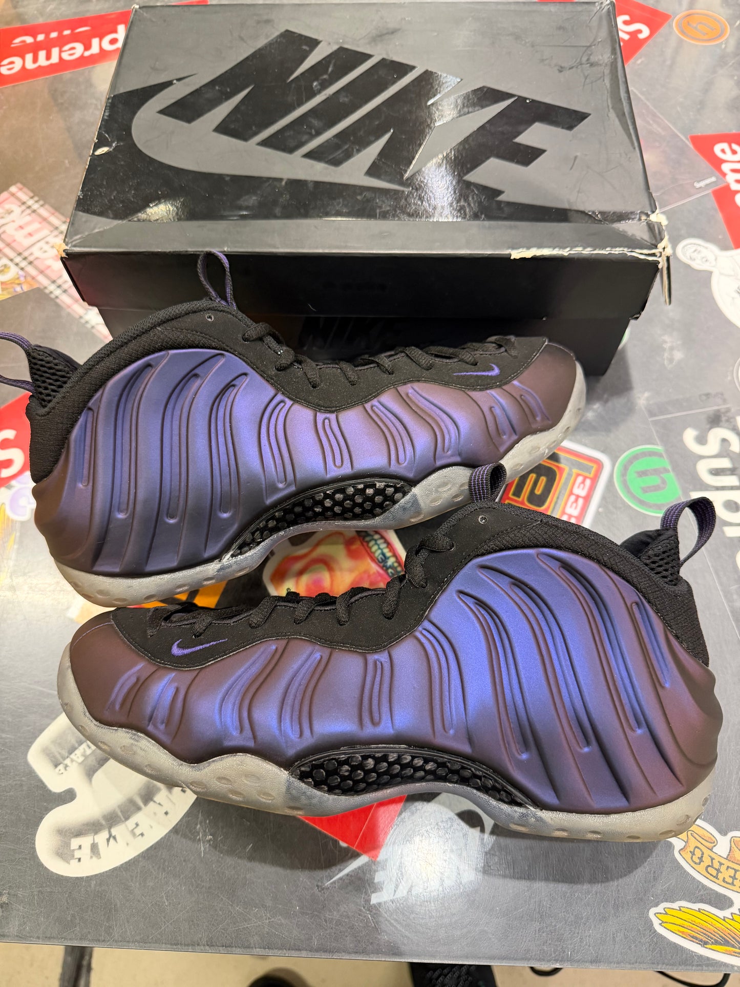 Foamposite Eggplant