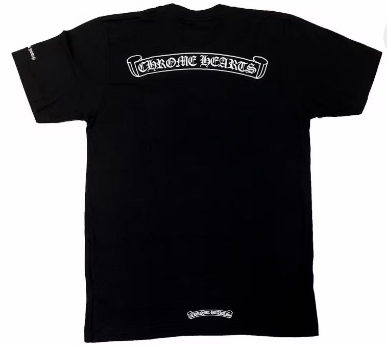 Chrome Hearts Scroll Logo tee