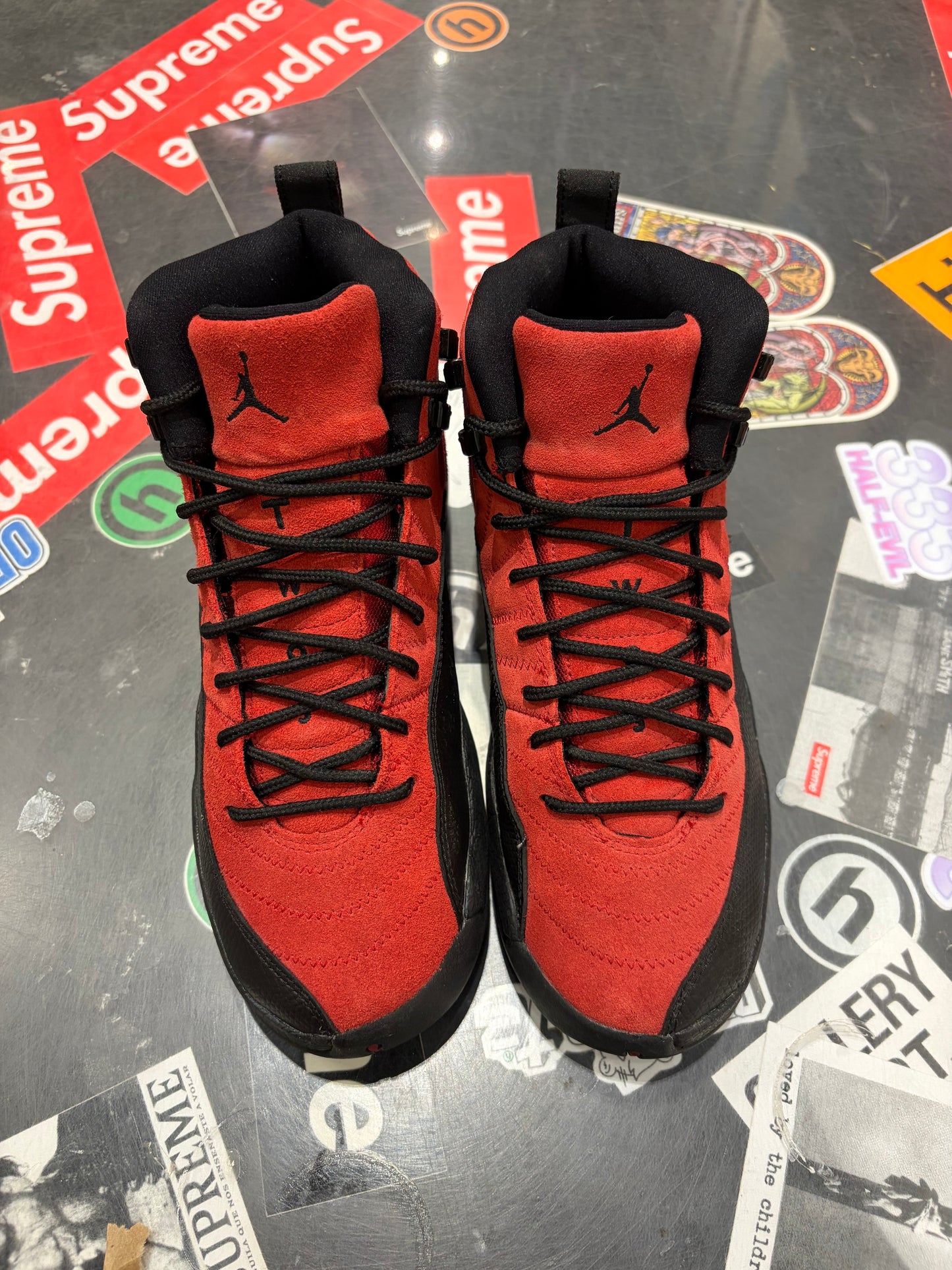 Jordan 12 Reverse Flu