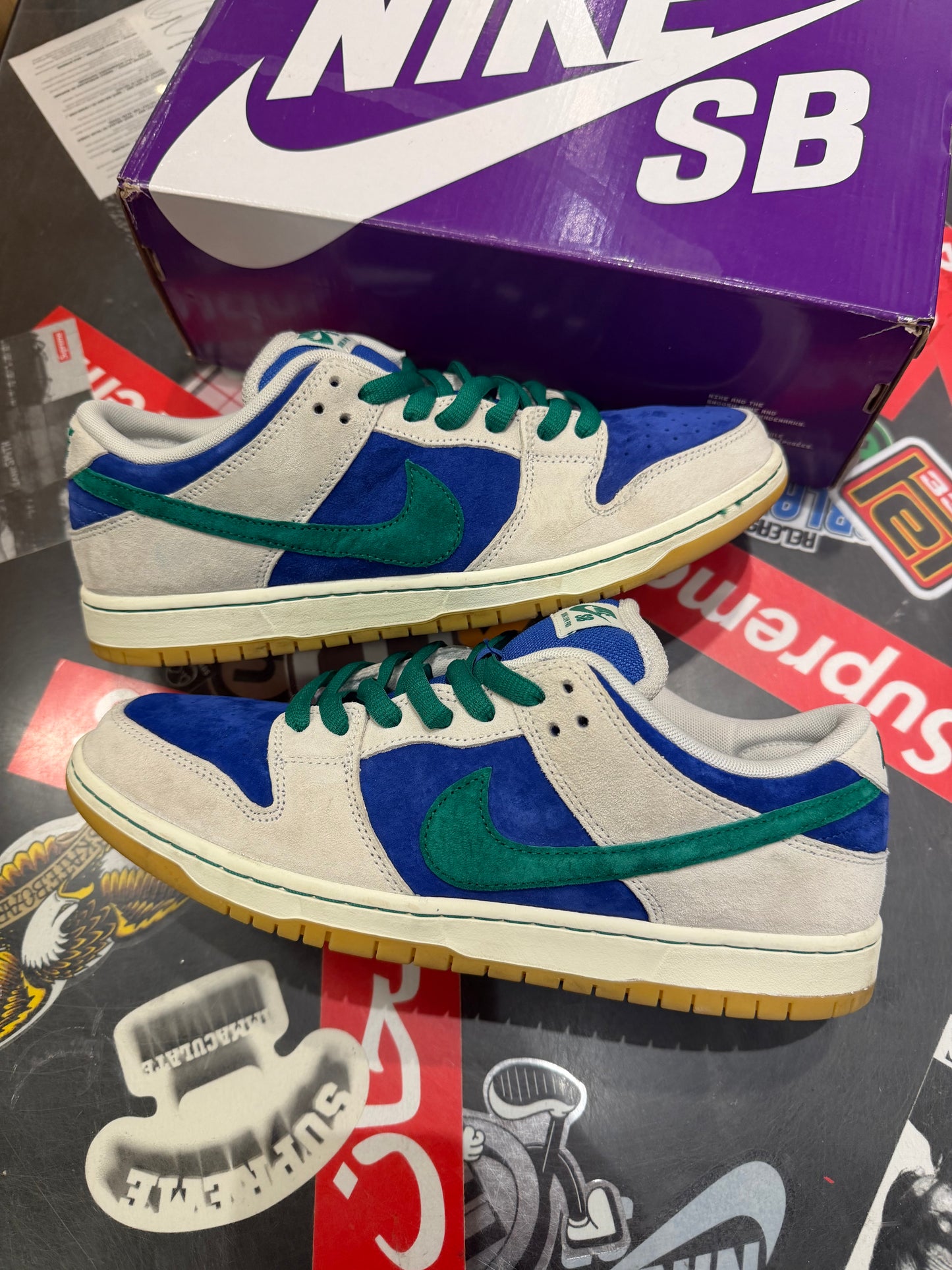 SB Dunk low Royal Malachite