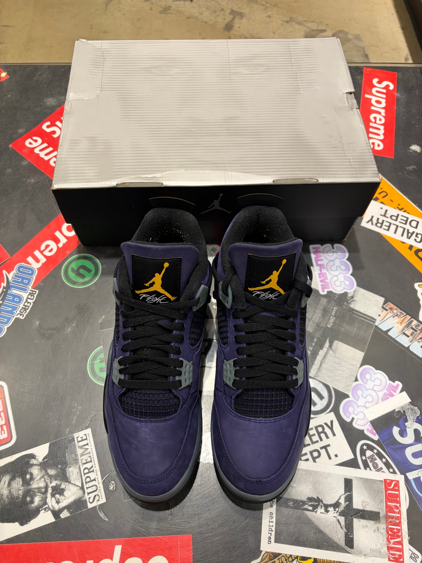 Jordan 4 Lakers