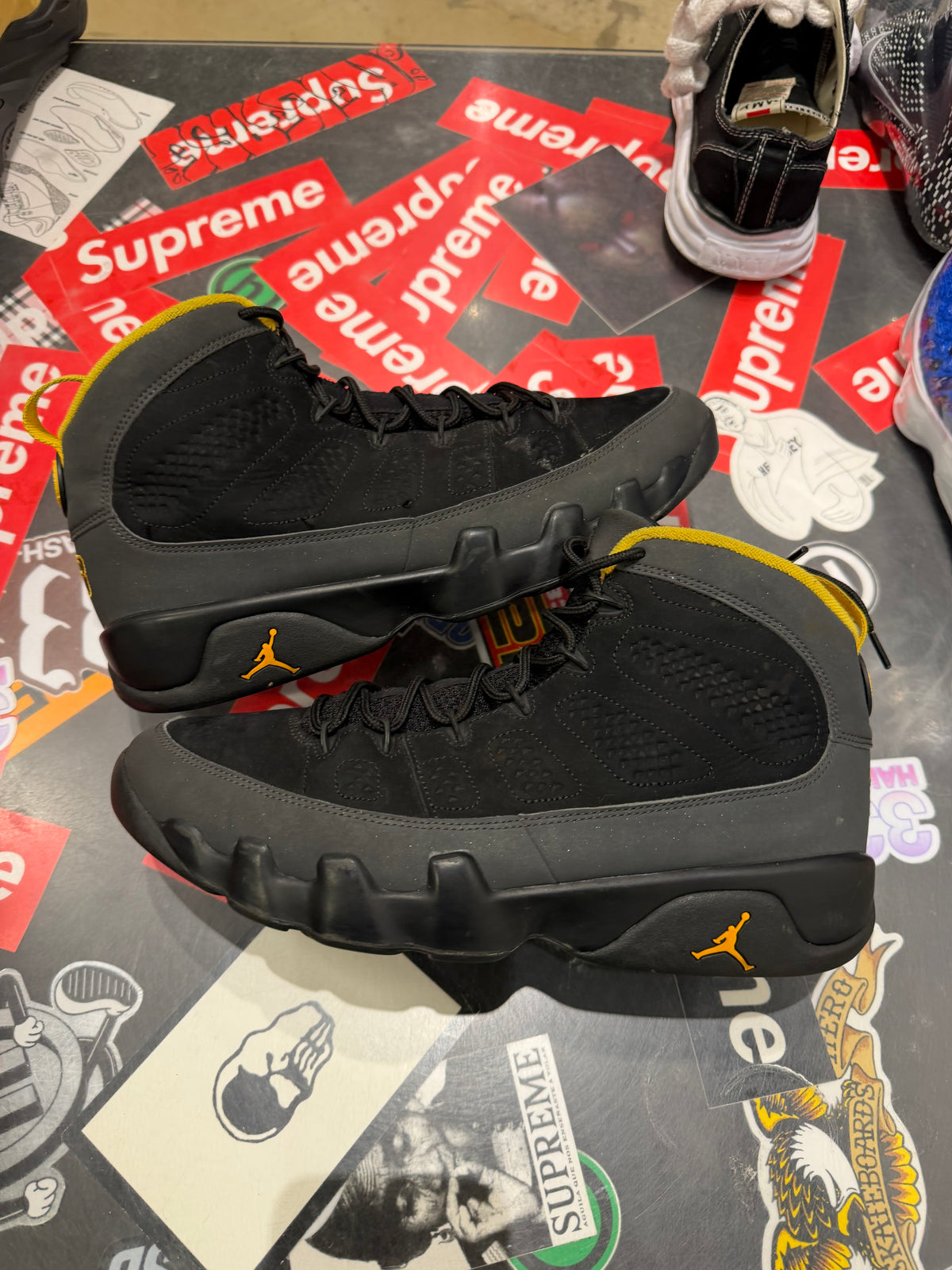 Jordan 9 University gold