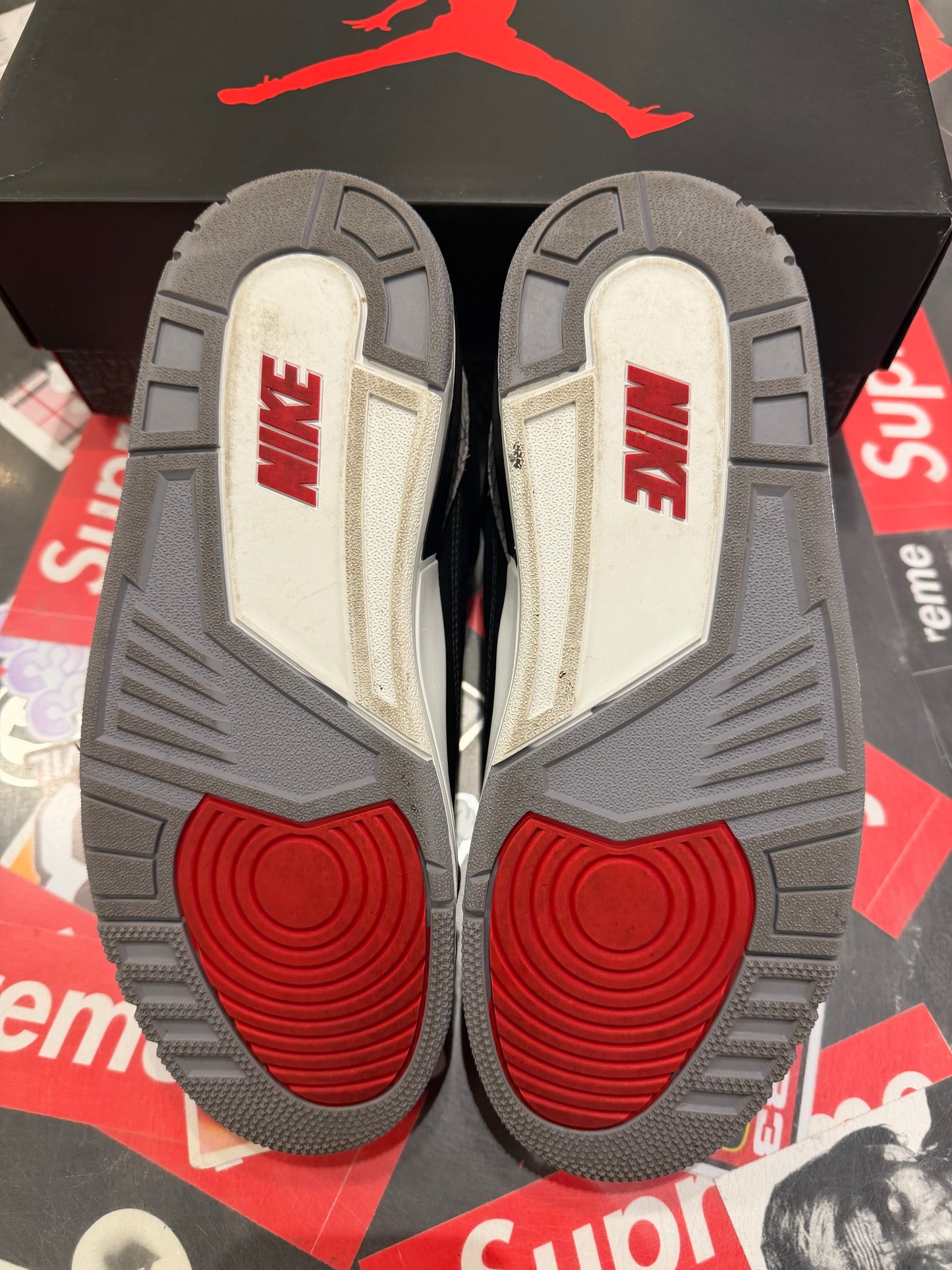 Jordan 3 Black cement