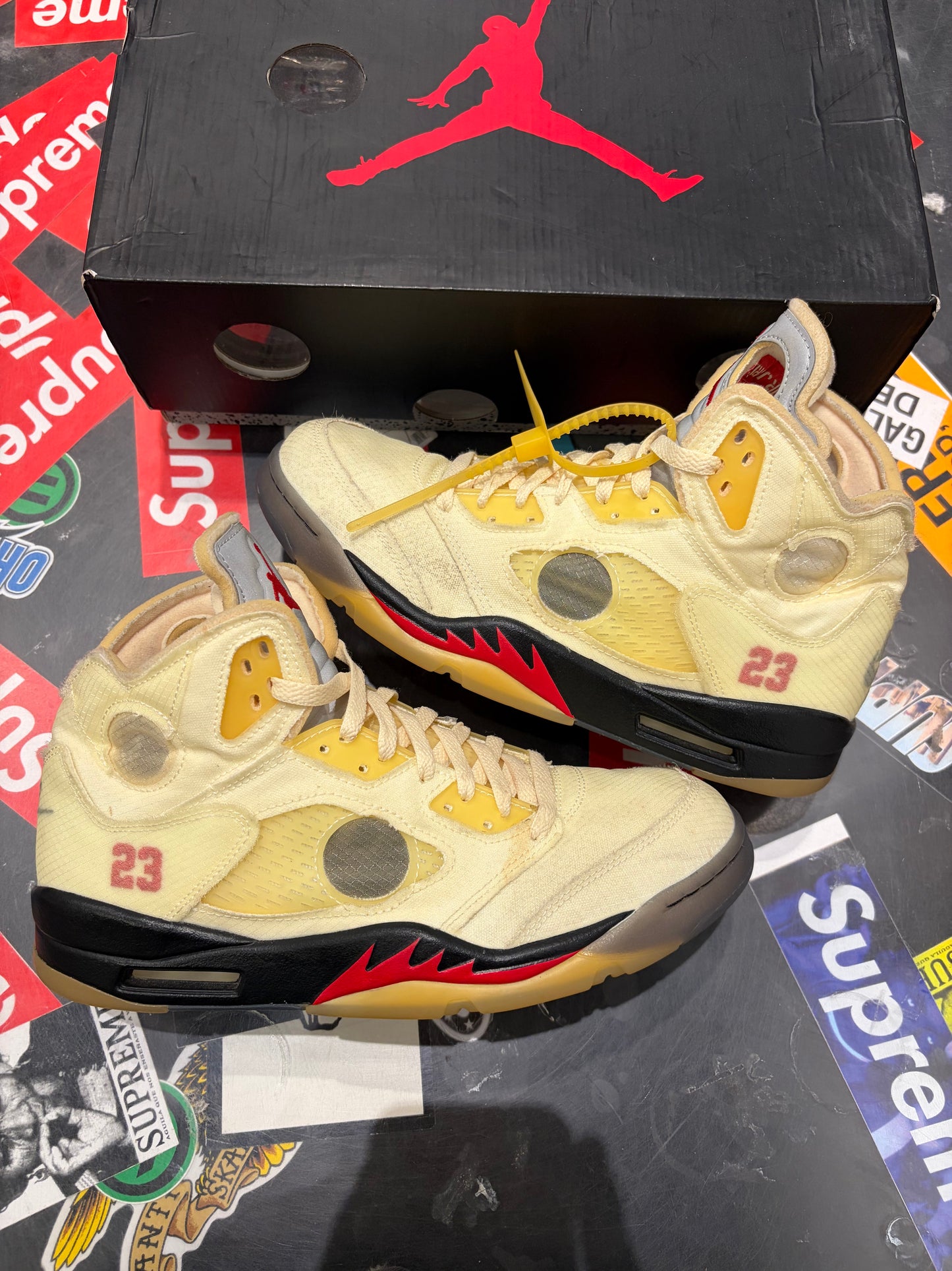 Jordan 5 Off White Sail