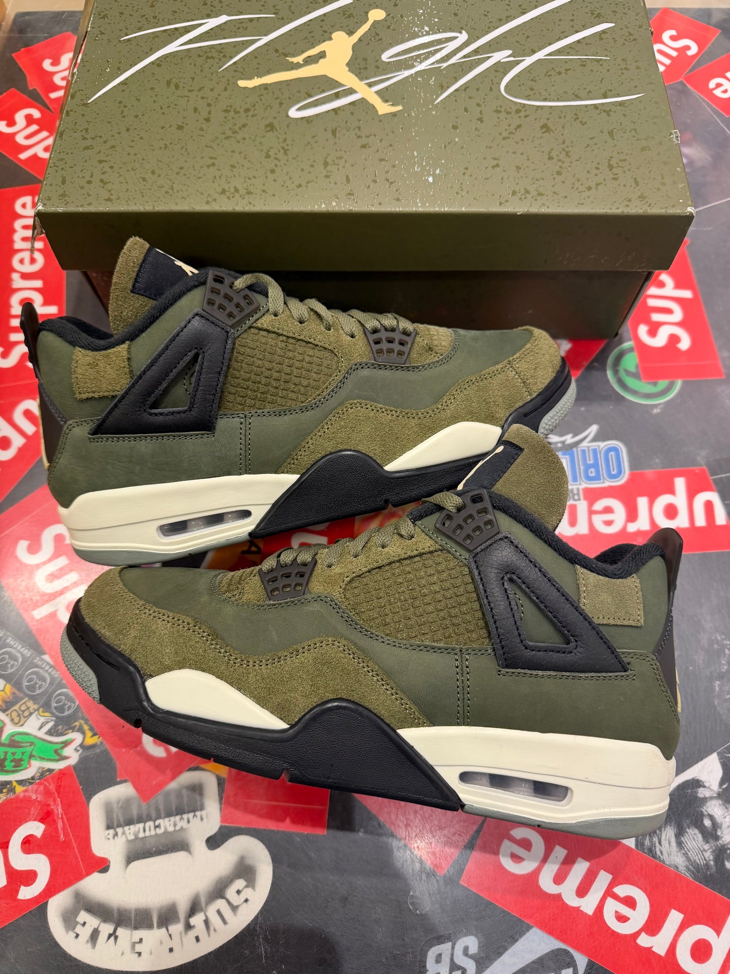 Jordan 4 Craft Olive