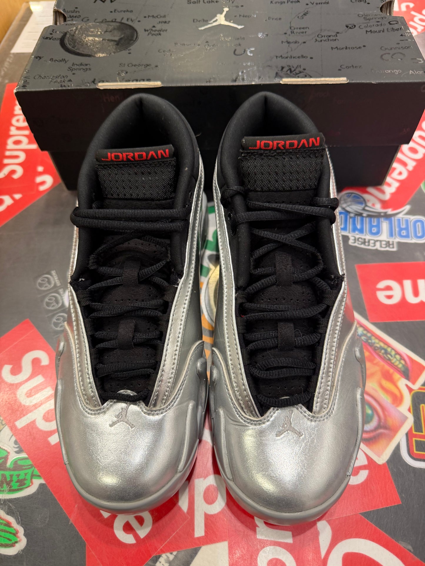 Jordan 14 Metallic Silver (W)