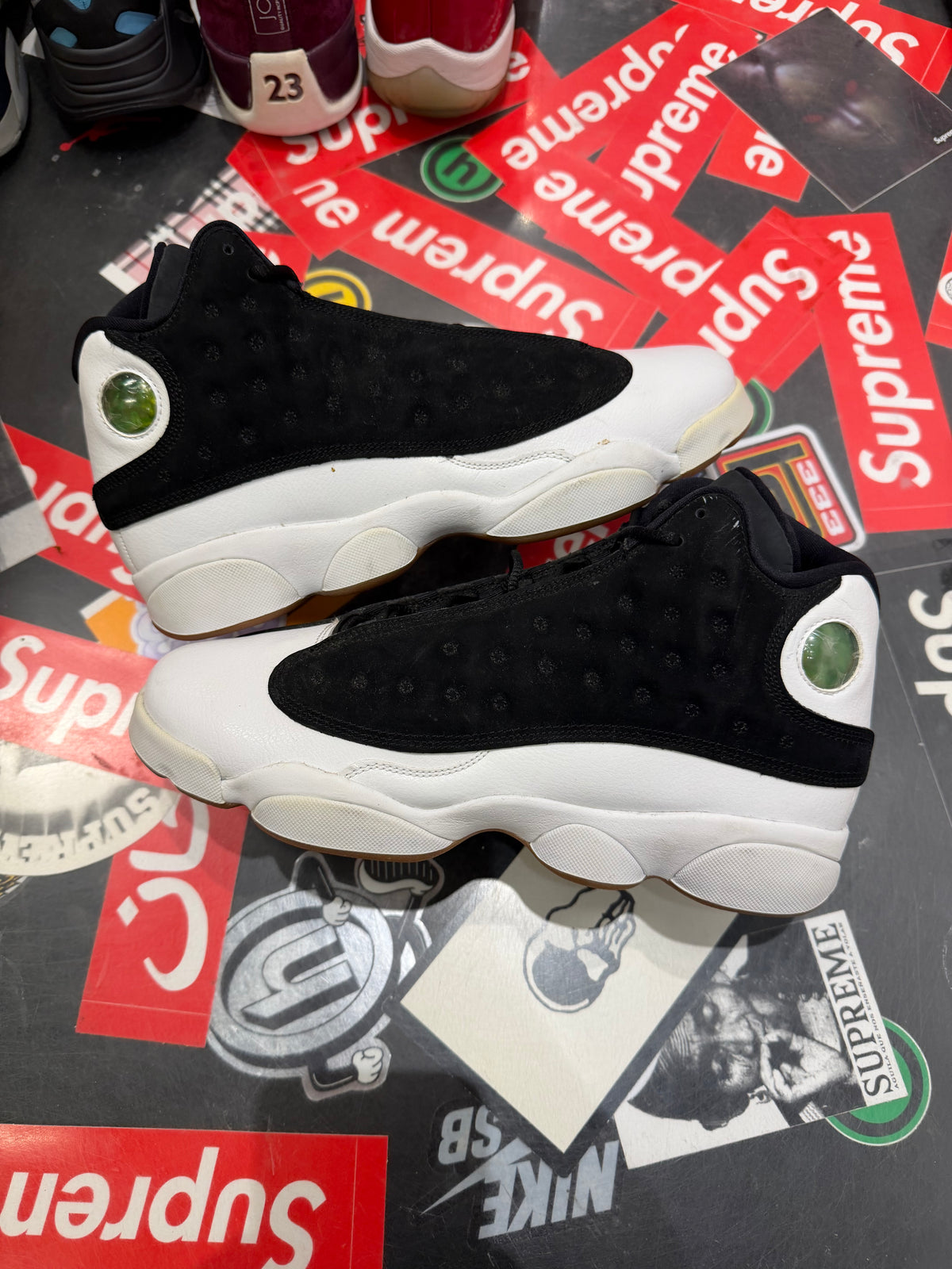 Jordan 13 Black/White Gum