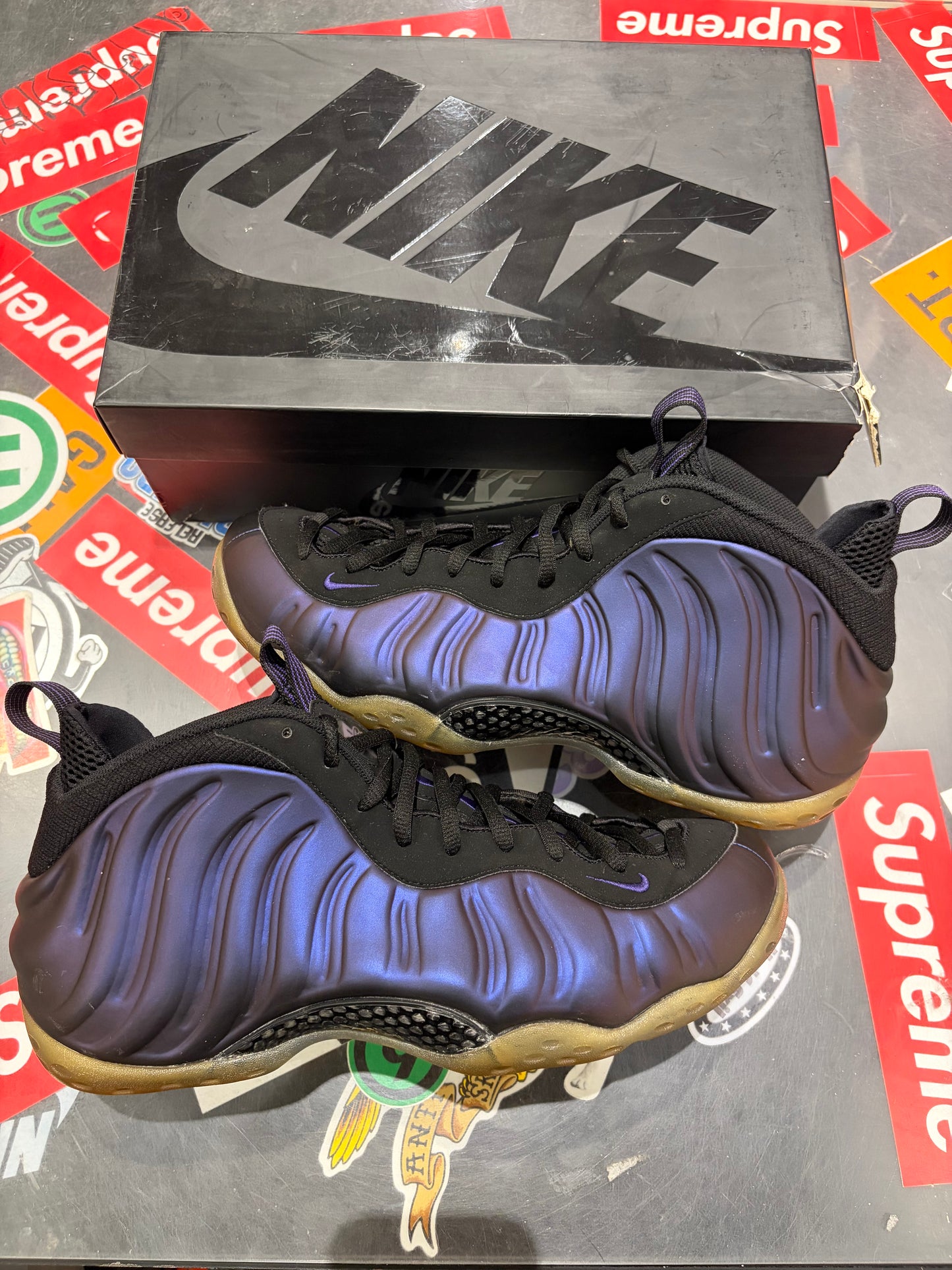 Foamposite Eggplant