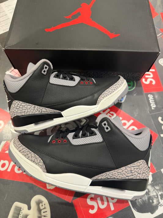 Jordan 3 Black cement