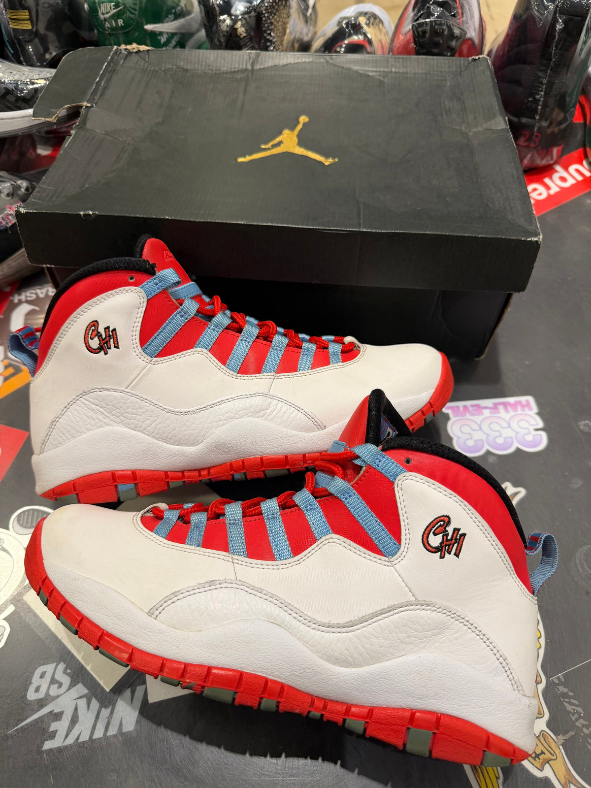 Jordan 10 Chicago flag