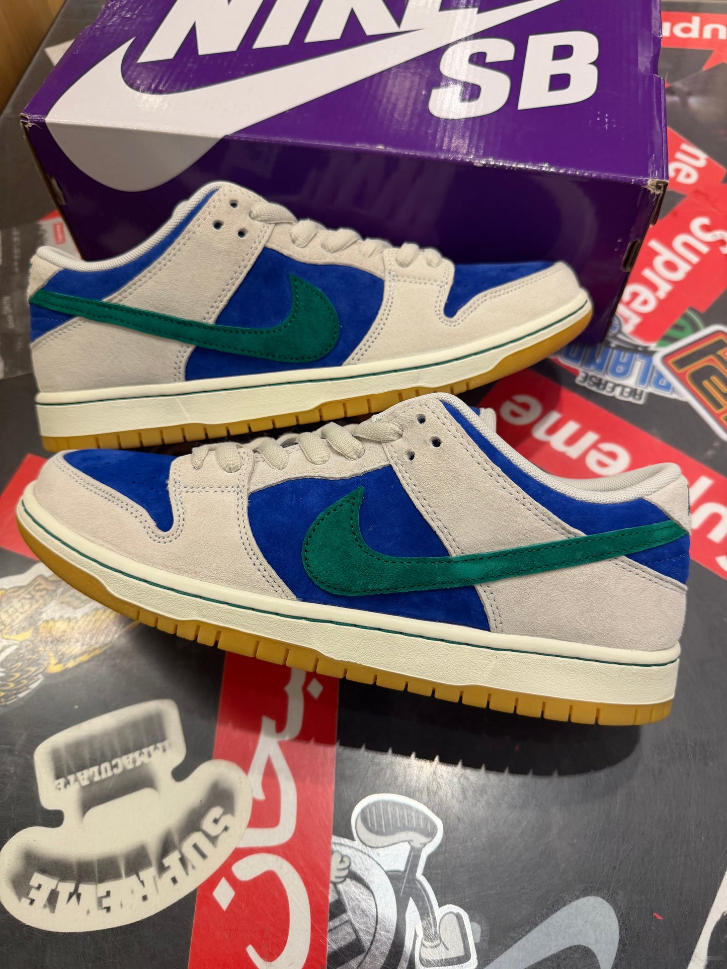 SB Dunk low Royal Malachite