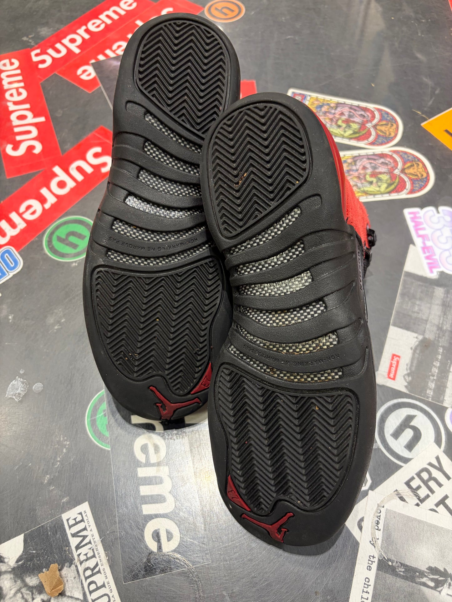 Jordan 12 Reverse Flu