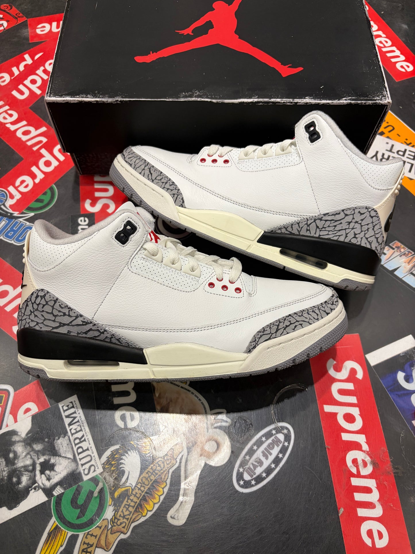 Jordan 3 White Cement