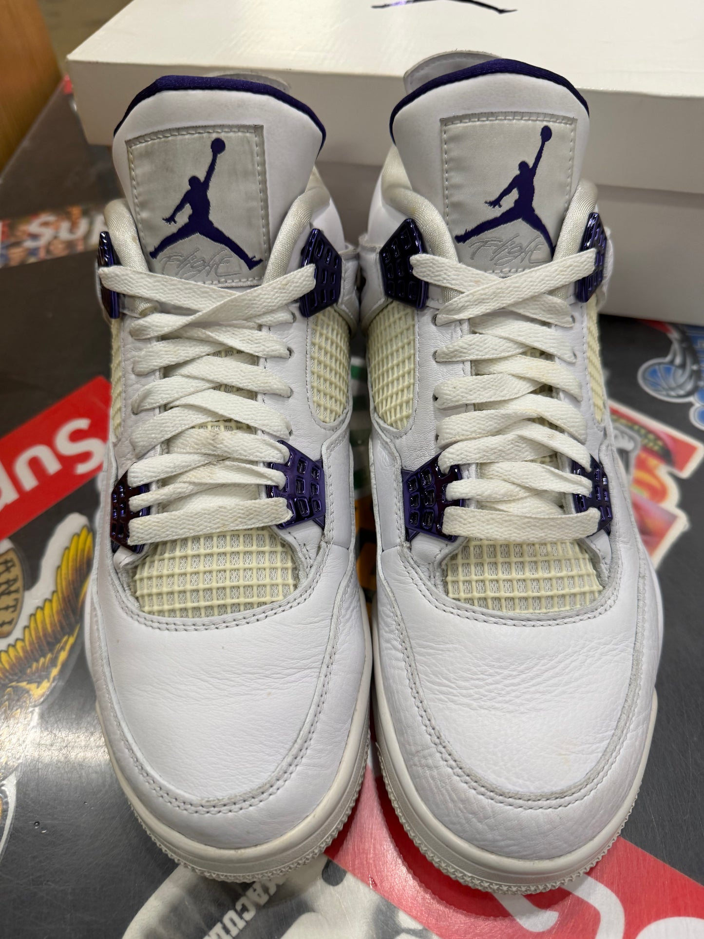 Jordan 4 Purple Metallic