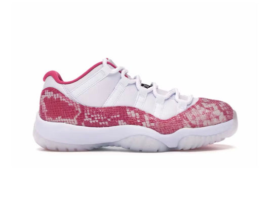 Jordan 11 Low Pink Snakeskin