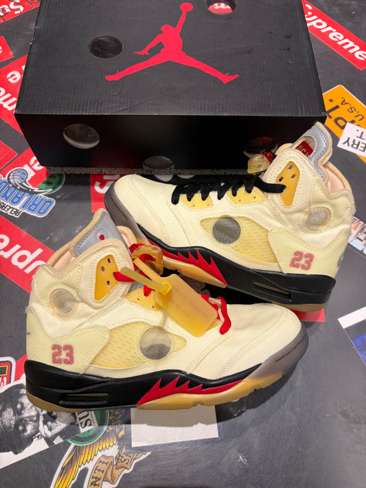 Jordan 5 Off White Sail