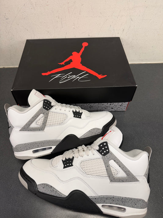 Jordan 4 White Cement