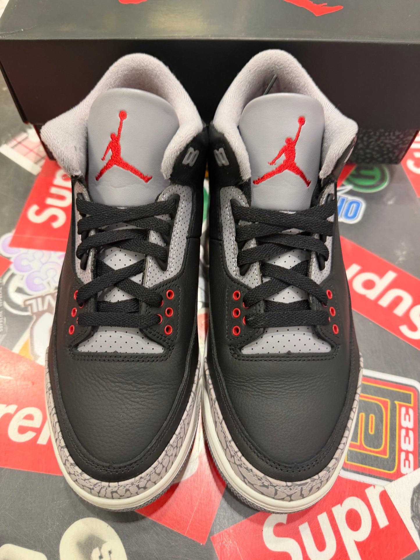 Jordan 3 Black cement