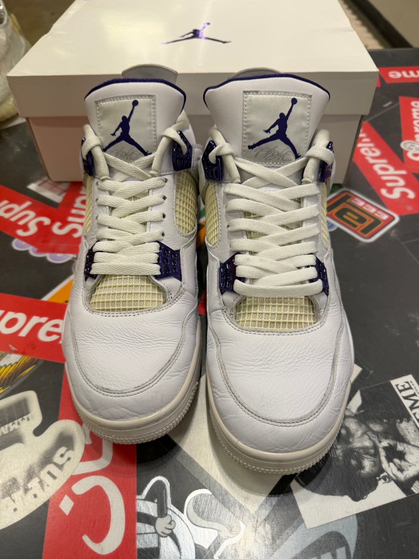 Jordan 4 Metallic Purple