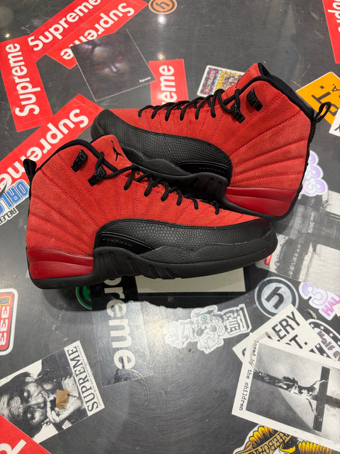 Jordan 12 Reverse Flu