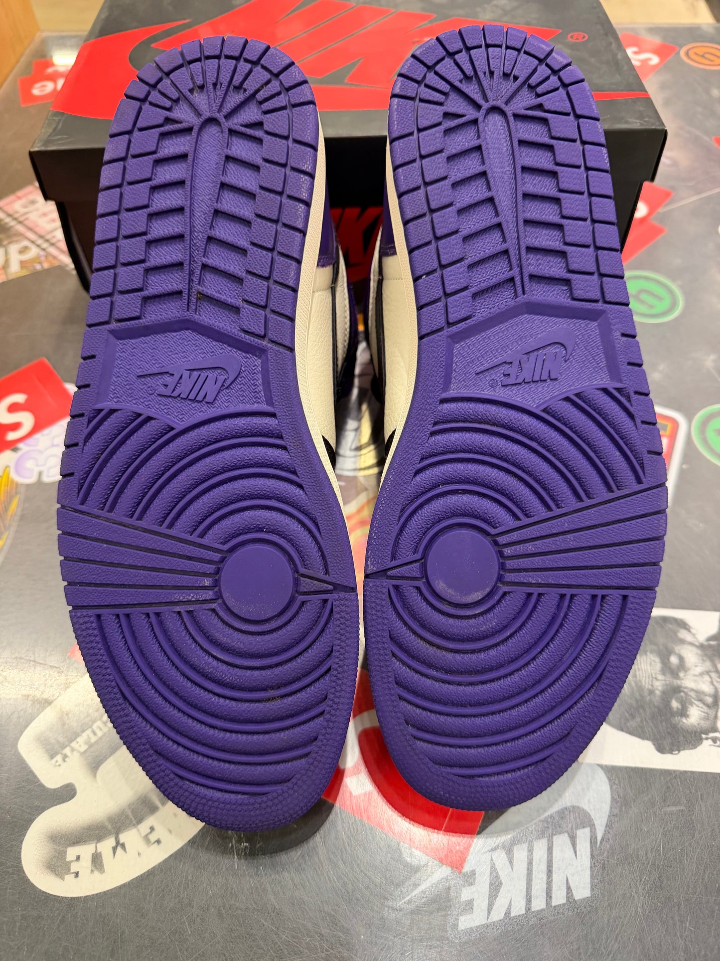 Jordan 1 Court Purple