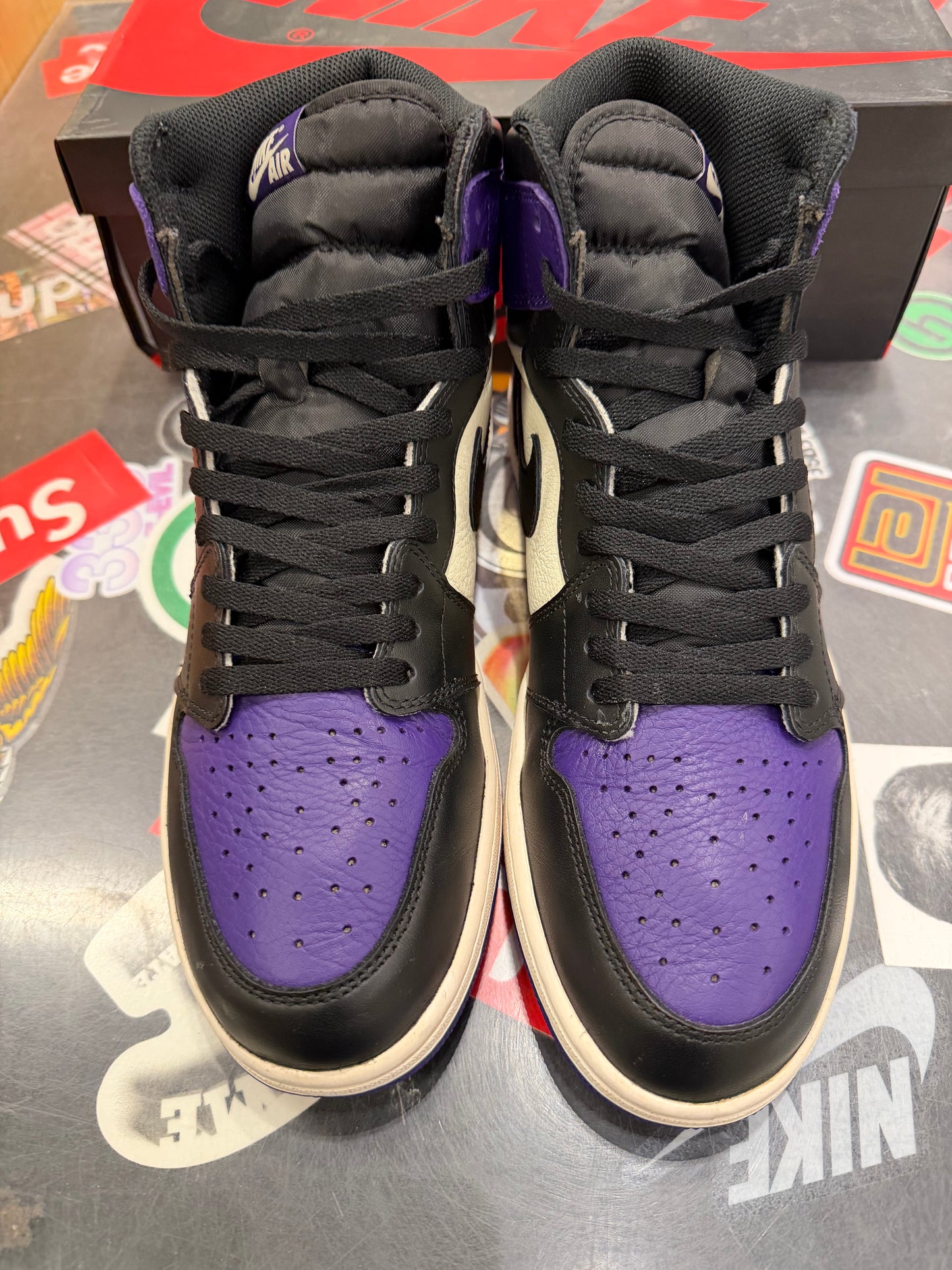 Jordan 1 Court Purple