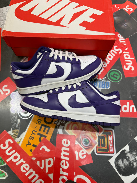 Dunk low court purple