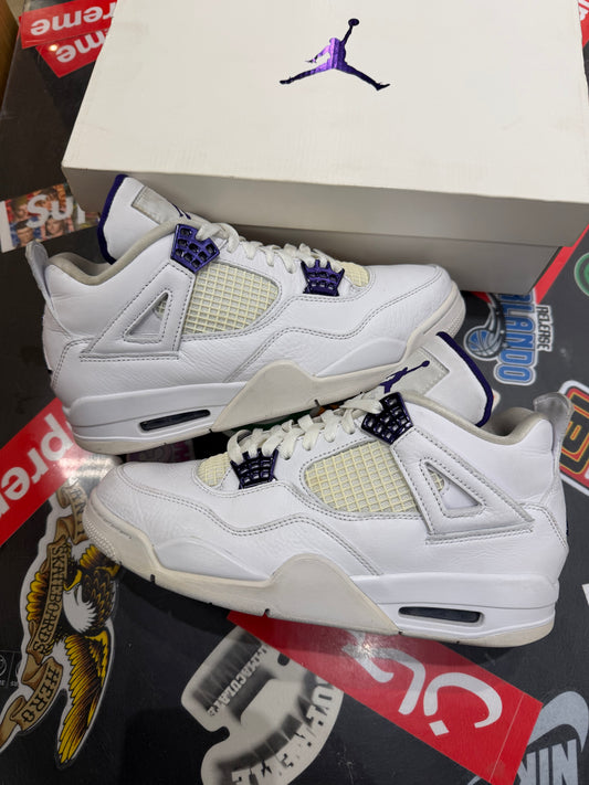 Jordan 4 Purple Metallic